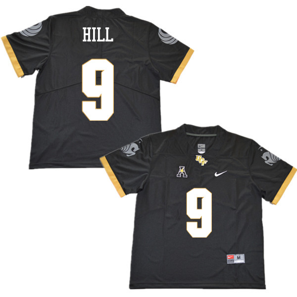 Men #9 Trysten Hill UCF Knights College Football Jerseys Sale-Black - Click Image to Close